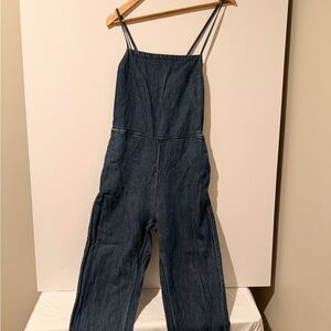 rag & bone Dark Blue Denim Jumpsuit